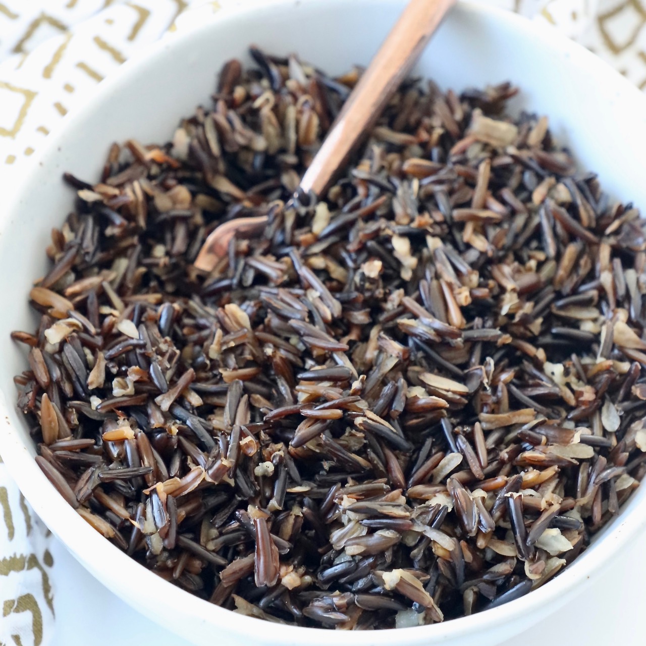 Preparing Wild Rice Dish