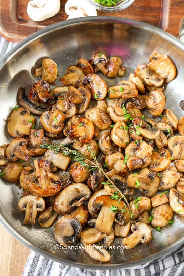 How to sauté mushrooms