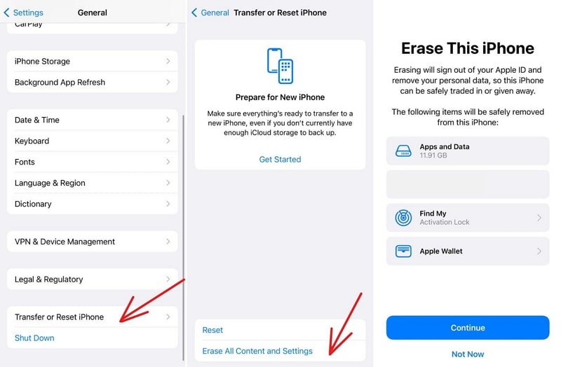 Erase iPhone Securely