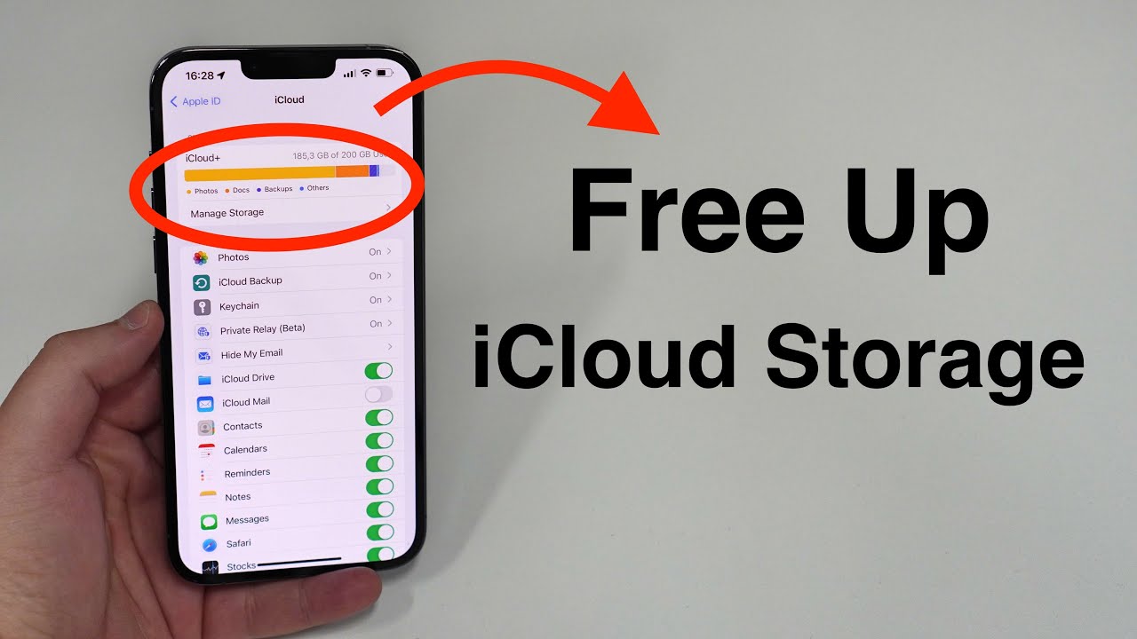 Clear iCloud storage techniques