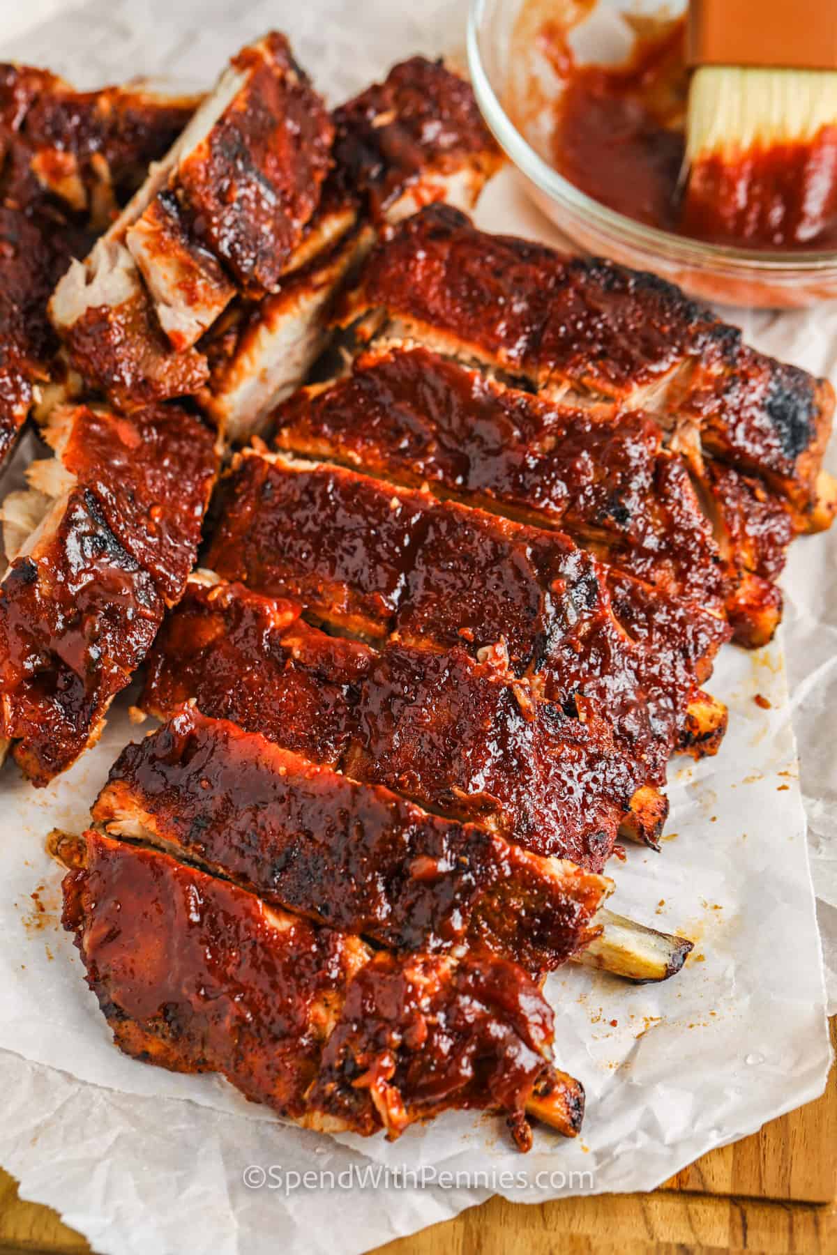 Delicious oven-cooked ribs