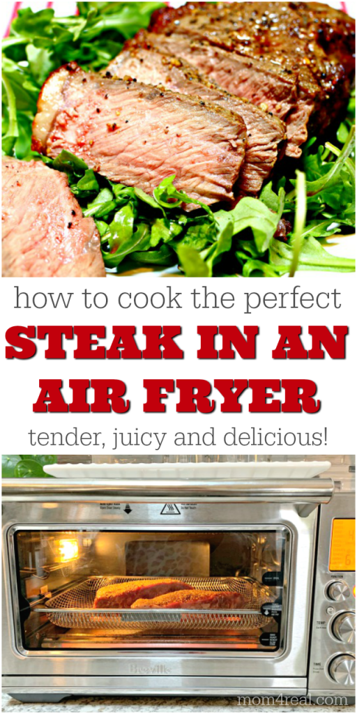 Perfectly cooked air fryer steak